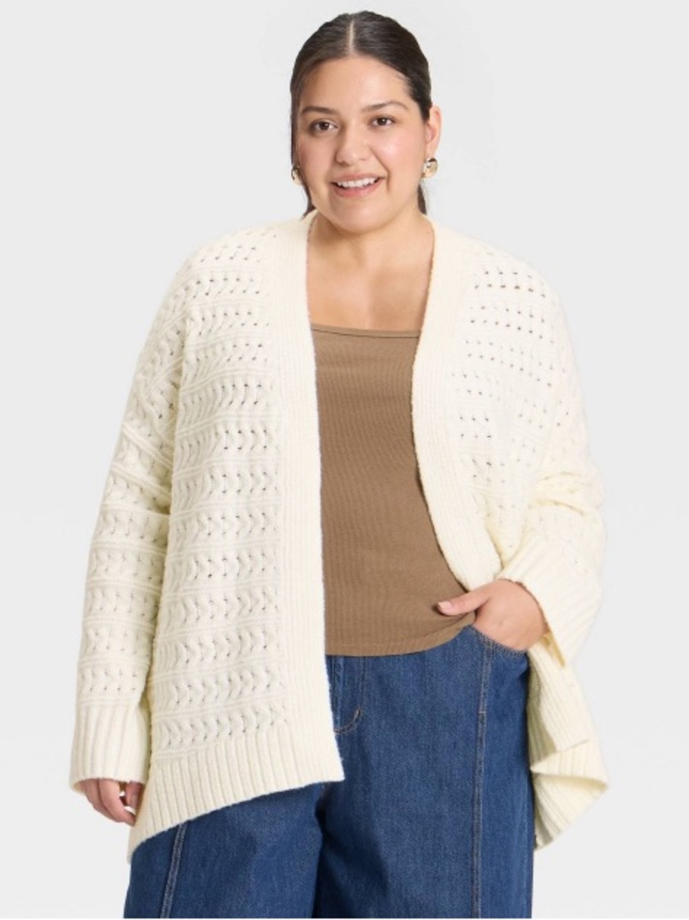 Women's Open Stitch Cozy Cardigan
Sweater - Universal Thread Cream XL/XXL NWT